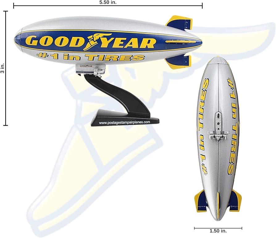 Amazon | POSTAGE STAMP 1/350 グッドイヤー 飛行船 #1 in TIRES 完成
