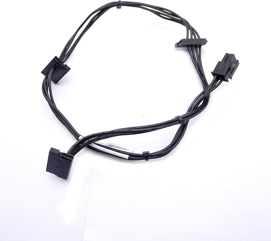 Amazon.com: for Genuine Lenovo 4Pin 7.5mm to 3 SATA Power Black