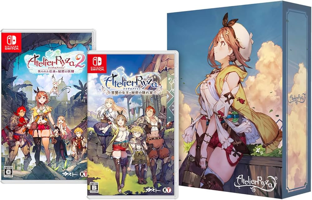 Amazon.co.jp: 【Switch】ライザのアトリエ1・2 限定ダブルパック