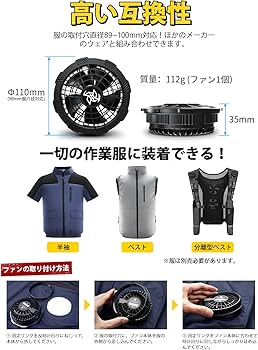 Amazon.co.jp: 【2025最新 42V業界最強】ファンバッテリーセット