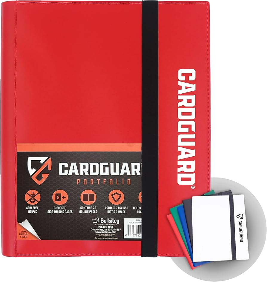 Amazon.com: CardGuard Trading Card Binder Pro-Folio – 9 Pocket