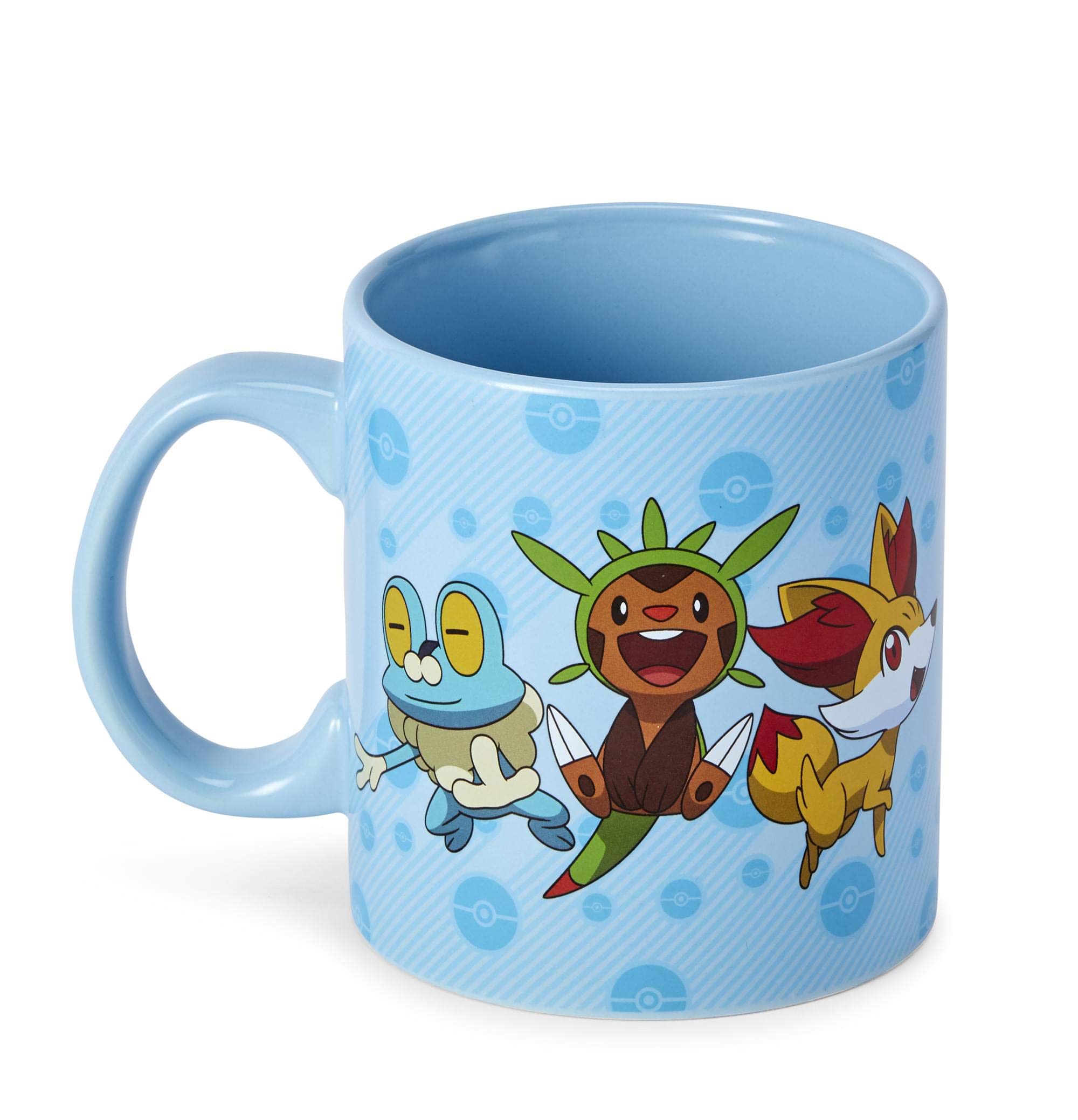 Amazon.com: Official Pokemon XY Group Starters Mug - 20-Ounce Blue