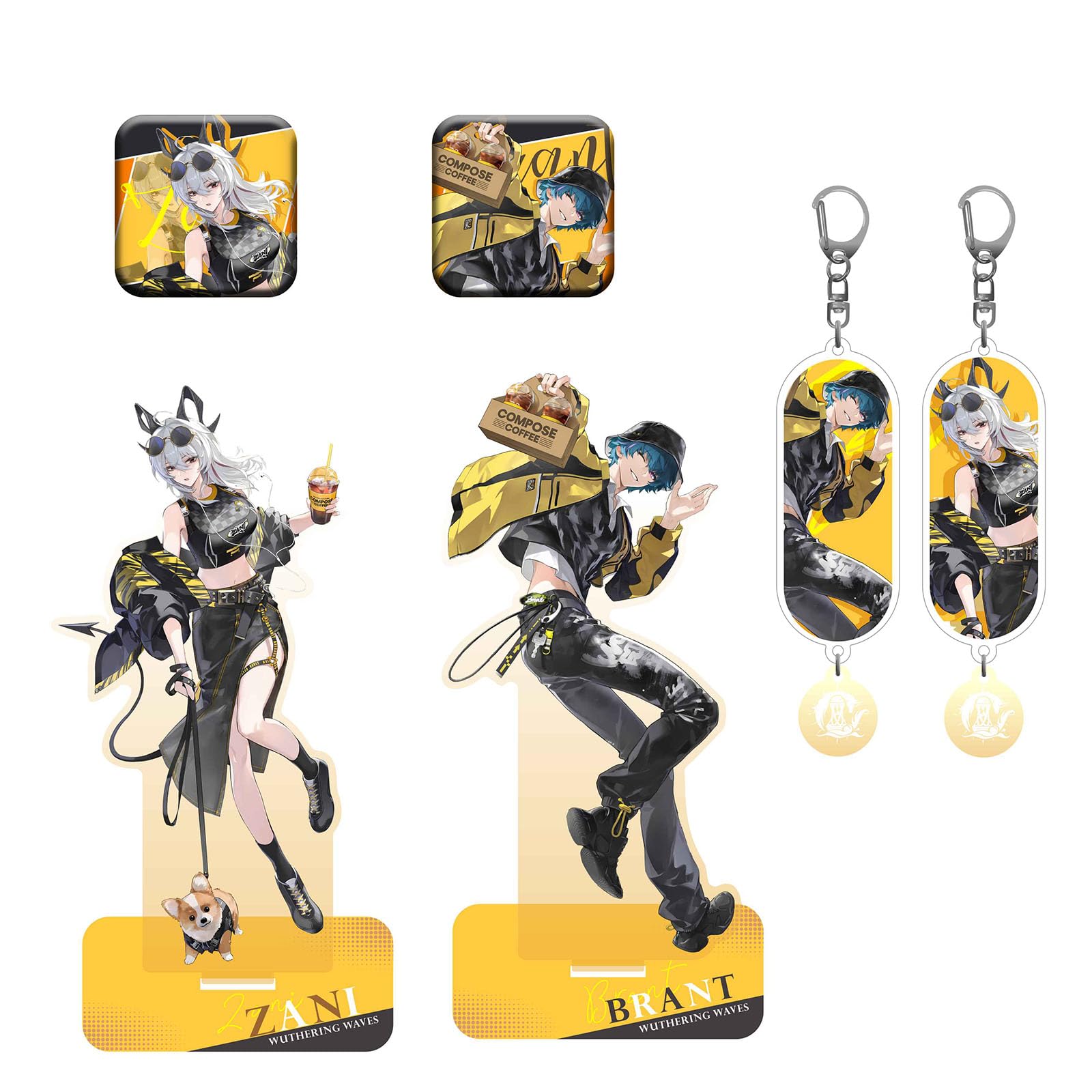 Amazon.co.jp: 鳴潮 グッズ 韓国 コラボ活動 ザンニー グッズ 鳴潮