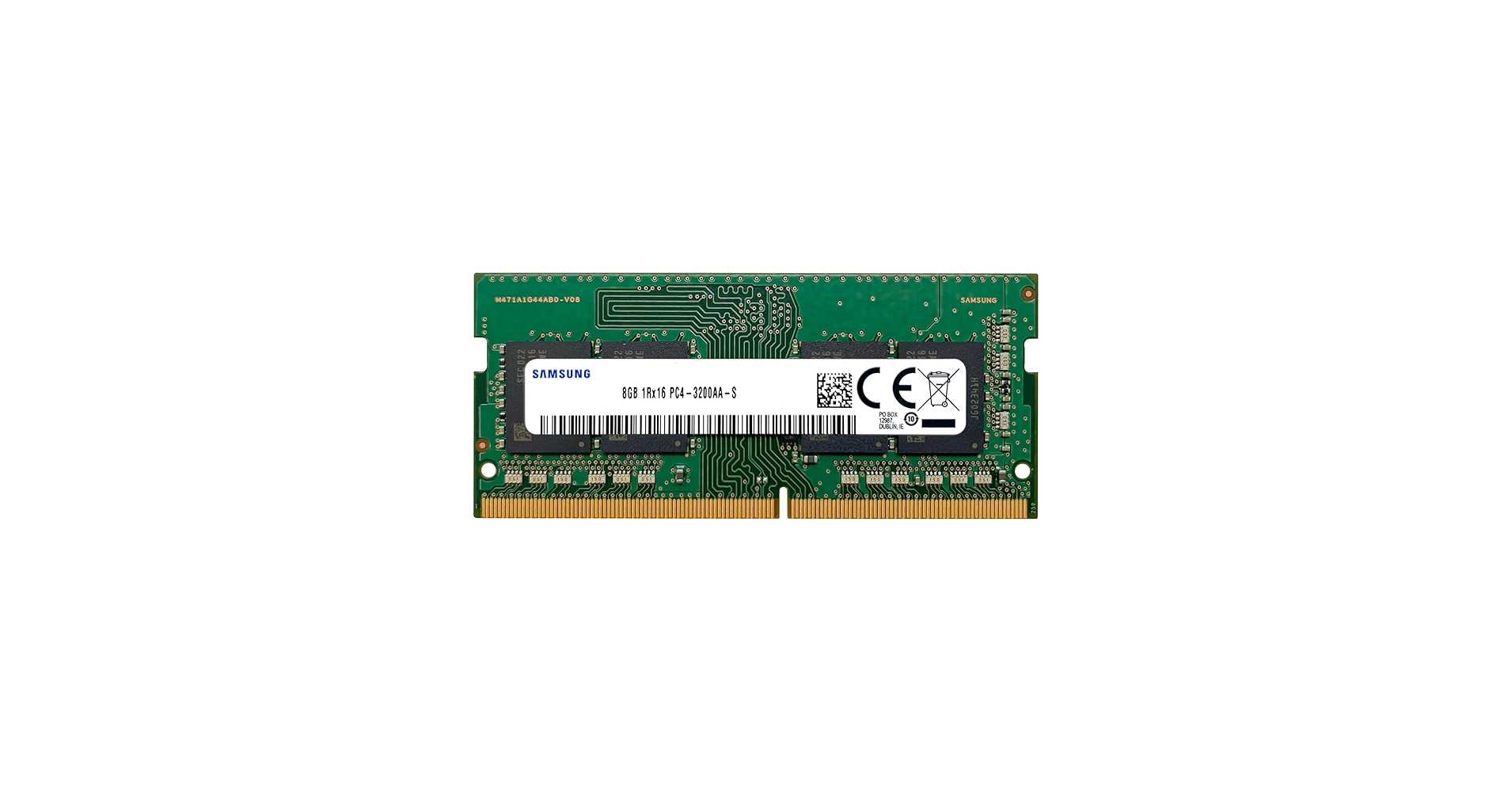 Samsung 8GB DDR4 3200MHz PC4-25600 (PC4-3200AA) CL22 SODIMM 1Rx16