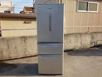 Amazon.co.jp: パナソニック 321L 3ドア冷蔵庫（シャイニングシルバー
