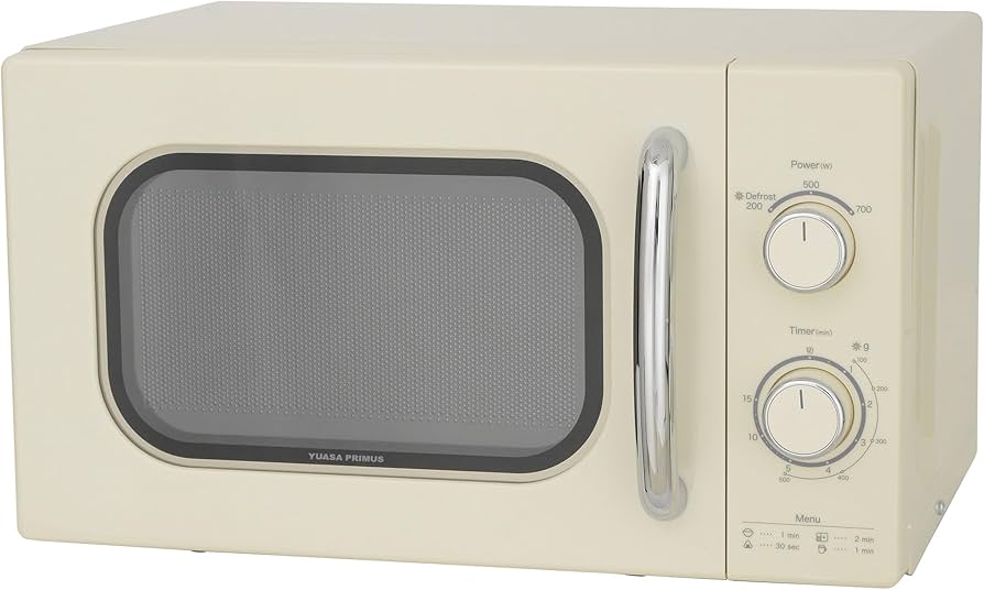 Amazon | ユアサプライムス レトロ電子レンジ 17L 単機能 PRE-702B