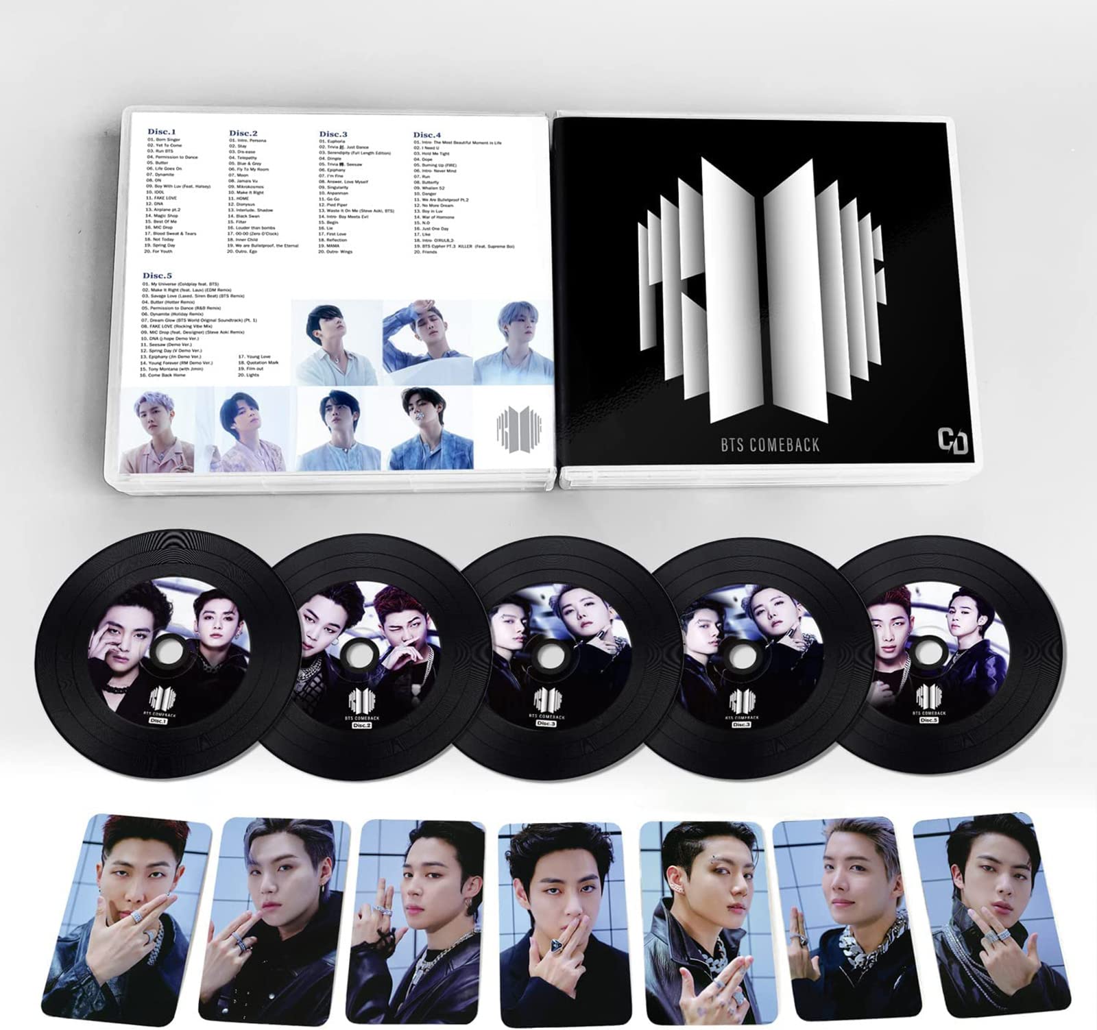 Amazon.co.jp: Bts cd 最新 2022年新曲 防弾少年団 完全版 100新曲 bts