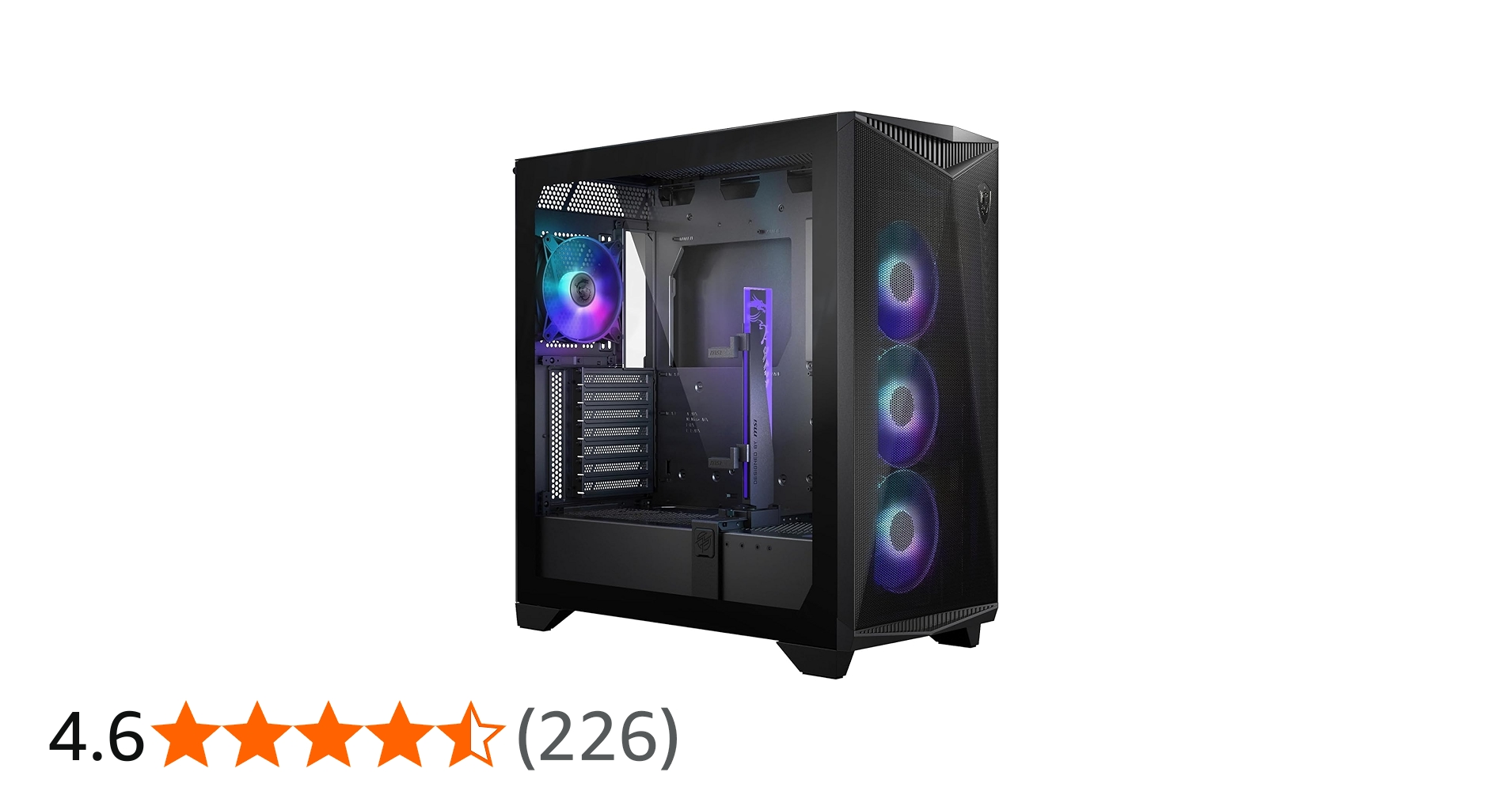 Amazon.co.jp: MSI MPG GUNGNIR 300R AIRFLOW PCケース E-ATX ミドル