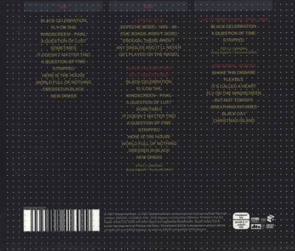 Depeche Mode - Black Celebration - Amazon.com Music