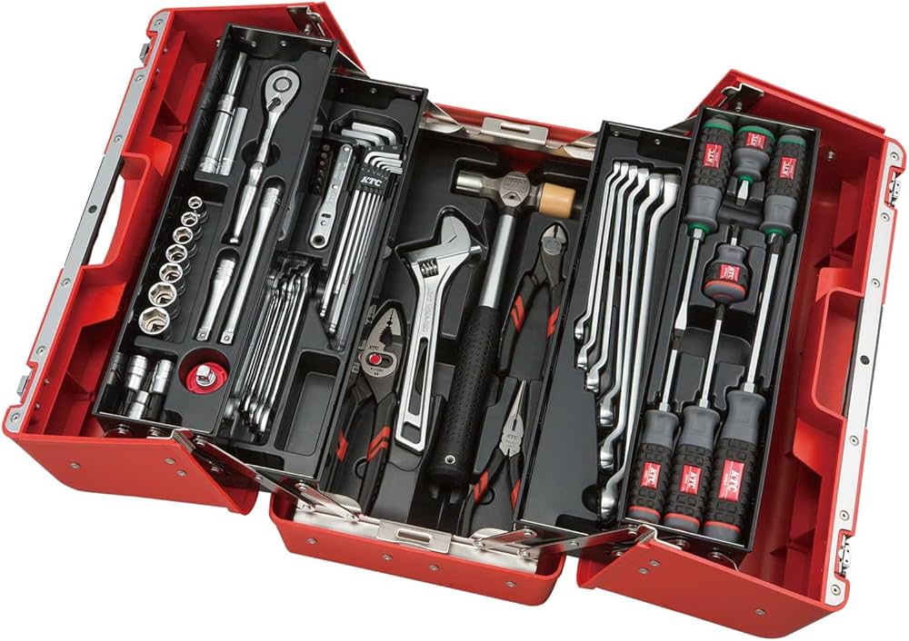 Amazon | 京都機械工具(KTC) ツールセット 工具セット (両開きプラ