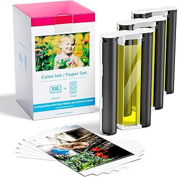 Amazon.co.jp: Canon Selphy CP1300 紙とインク交換用 KP-108IN KP108