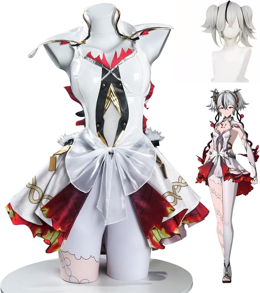 Amazon.co.jp: 鳴潮 ツバキ 椿 コスプレ衣装 ウィッグ付き 公式服 仮装