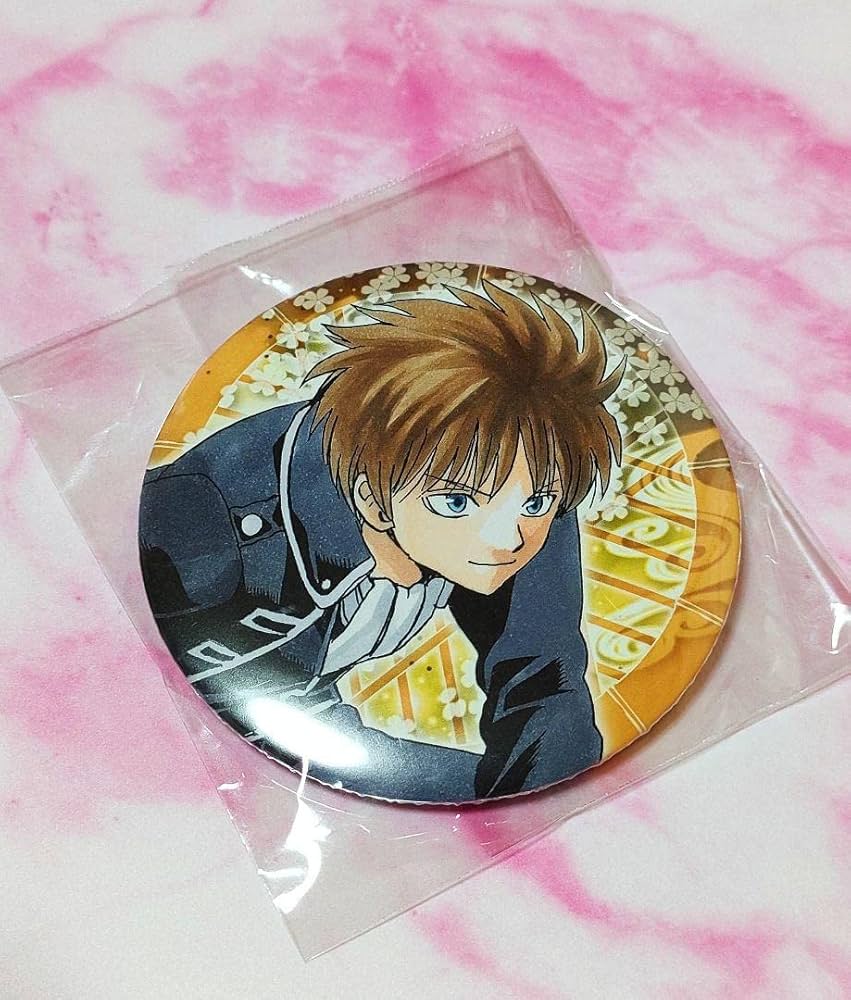 Amazon.co.jp: 銀魂沖田総悟 原作絵 缶バッジ : ホビー