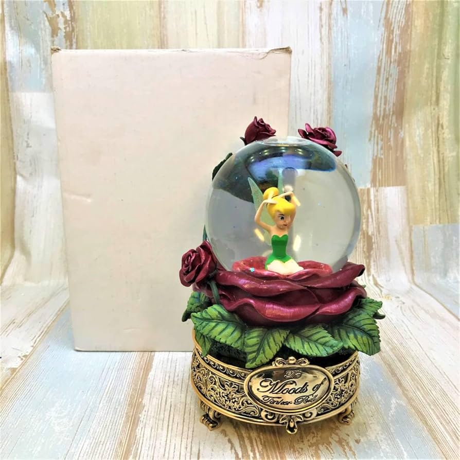 ティンカーベル オルゴール 花デザイン ティンカーベル オルゴール 花