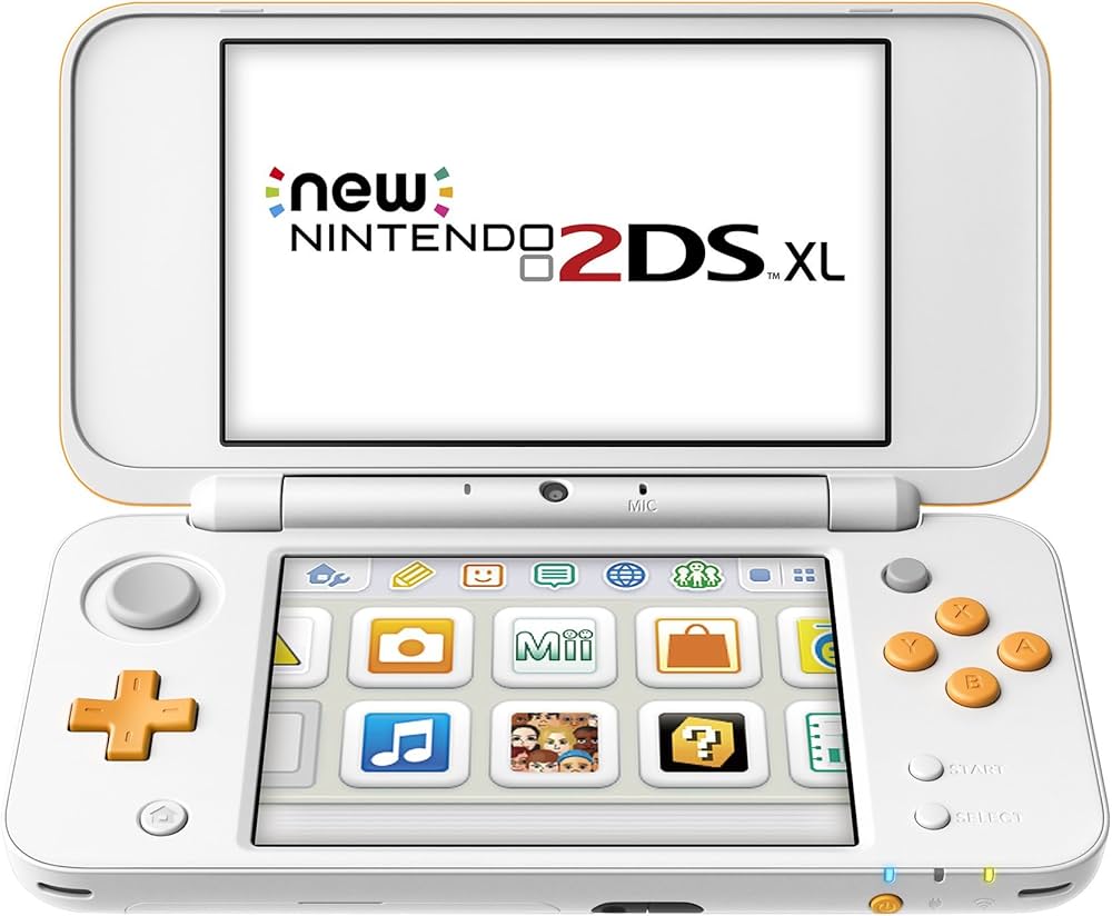 Amazon.com: Nintendo New 2DS XL - White + Orange (Renewed) [video