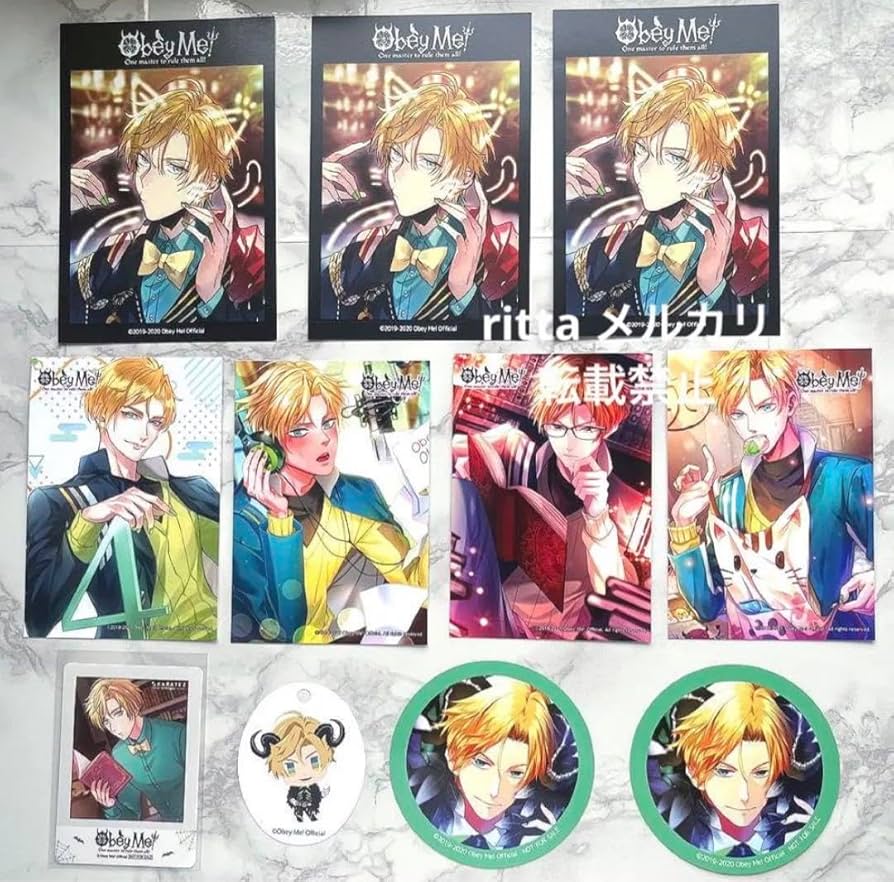 Amazon.co.jp: Obey Me! おべいみー サタン セット② : おもちゃ