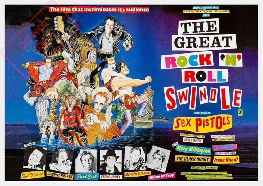 Amazon.co.jp: UK版ポスター『ザグレイトロックンロールスウィンドル