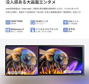 Amazon.co.jp: BWJBSWタブレット10.95インチWi-Fiモデル4GB+128GB+1TB