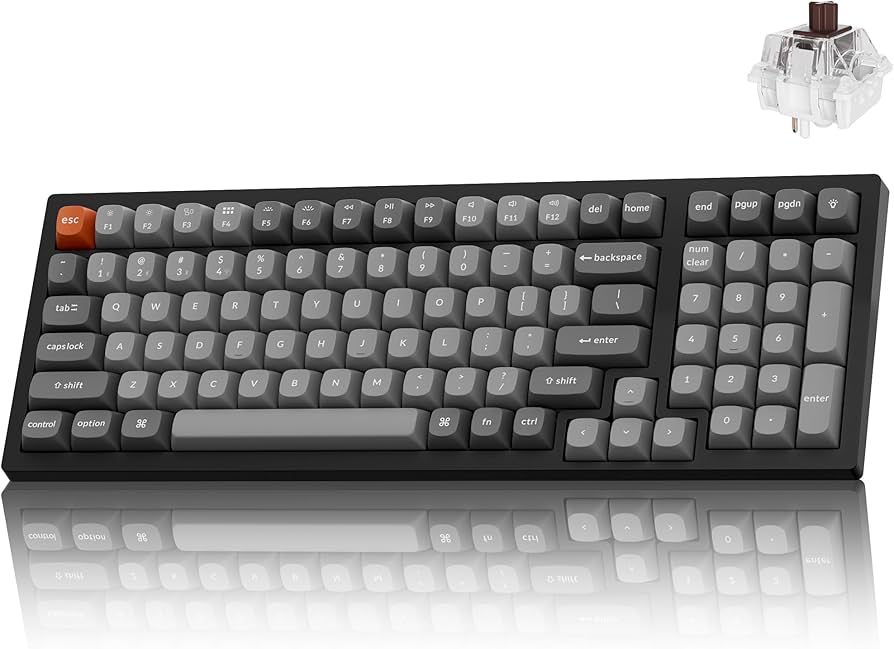 永谷園】Keychron K4 メカニカルキーボード グレー 永谷園】Keychron