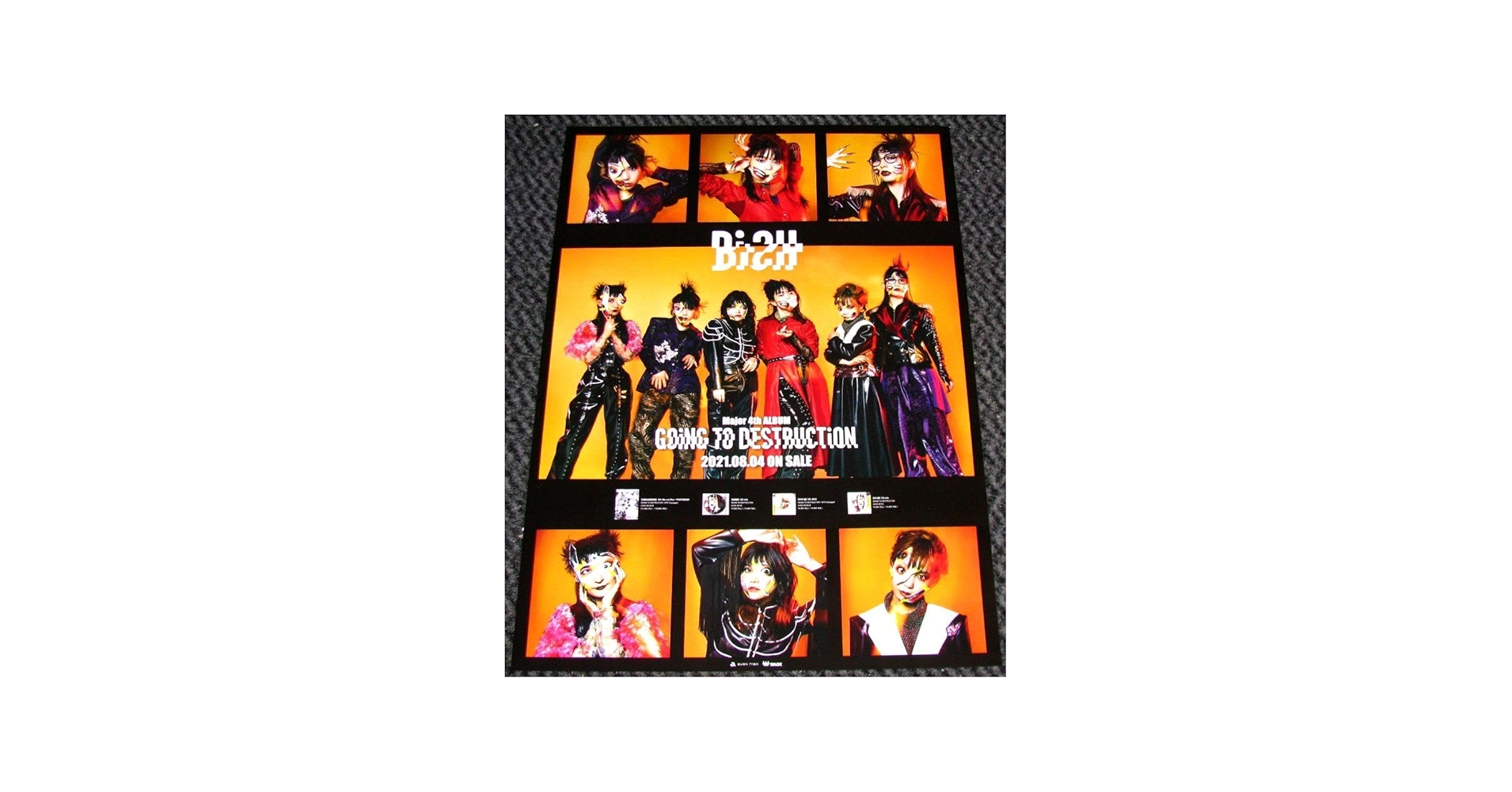 Amazon.co.jp: BiSH GOiNG TO DESTRUCTiON 告知ポスター アイナ ジ