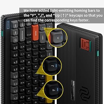 Amazon | nuphy Halo75 V2 メカニカル ゲーミング キーボード 75