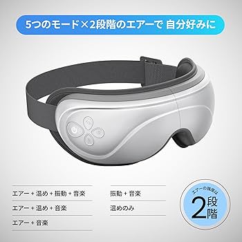 Amazon | RENPHO Eyeris 2 - アイウォーマー - シルバー レンフォ 目元