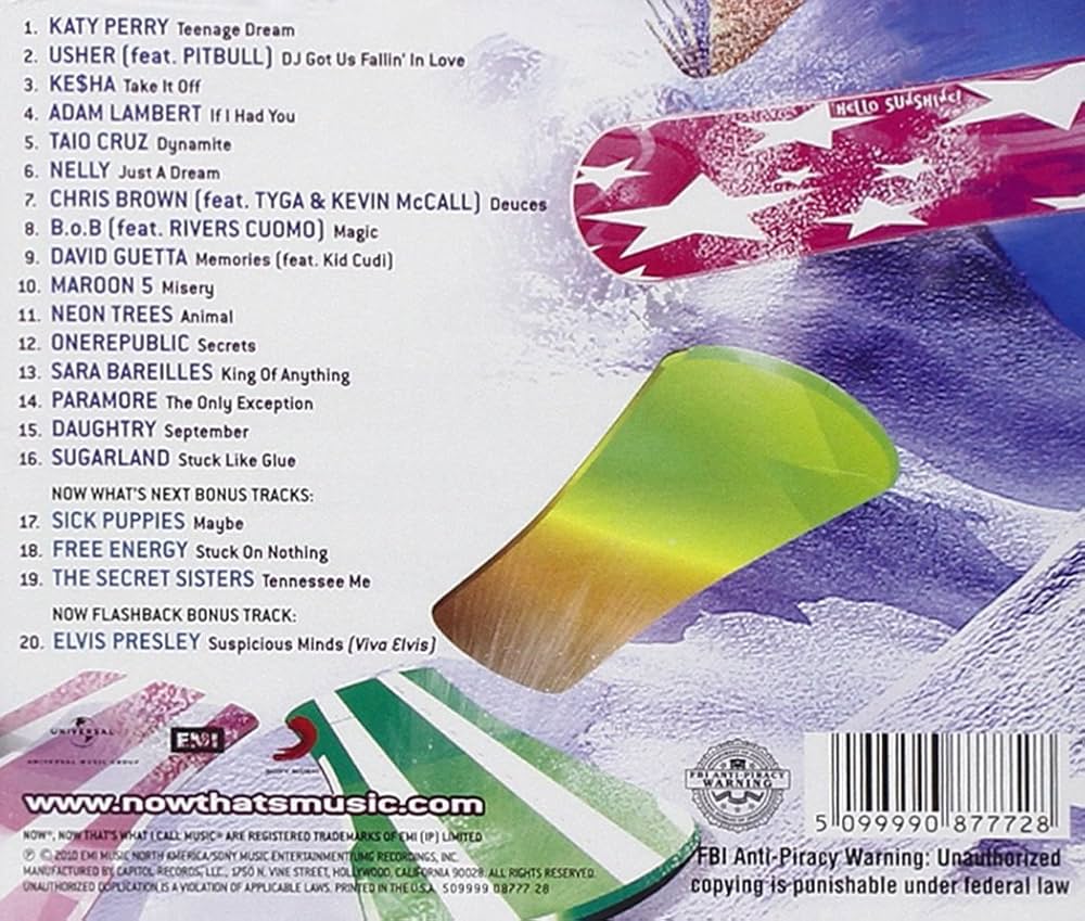 Various Artists, Katy Perry, Ke$ha, David Guetta, Maroon 5, Sick