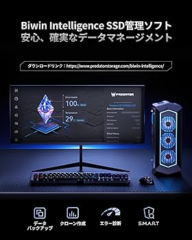 Amazon | Acer Predator M.2 SSD 2TB GM6 NVMe2.0 2280 PCIe Gen4×4 超