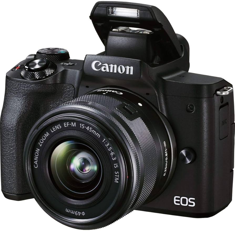 Amazon.com : Canon EOS M50 Mark II + EF-M 15-45mm is STM Kit Black