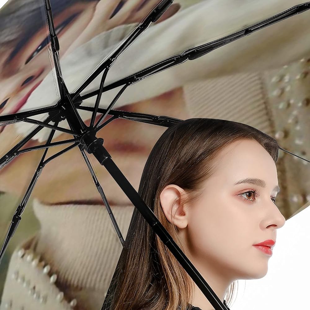 Amazon | Bts全自働折り畳み傘スーパー耐風防水付傘カバー98cm真菰(里