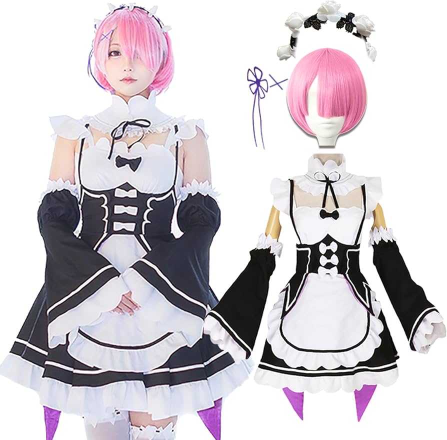 Amazon.co.jp: [milky time] ウィッグ付き Re:ゼロから始める異世界