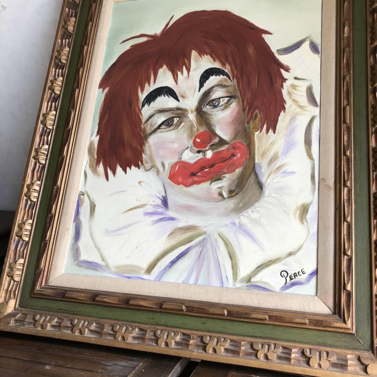 レア！BIGサイズ道化師 70'sアメリカアンティーク ピエロ ヴィンテージ