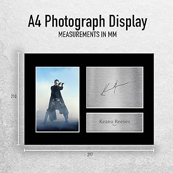 映画 マトリックス サイン入り写真等6点セット キアヌ ネオ