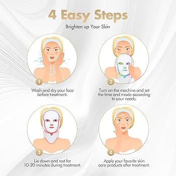 Amazon.com : SDKWDH Red Light Photon Facial Mask with Remote