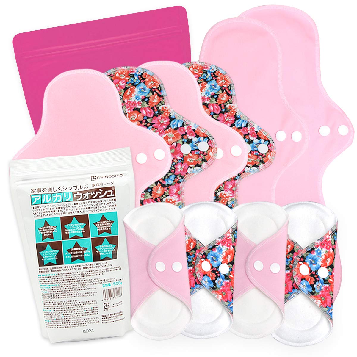 Amazon | nunona の 布ナプキン 10枚 セット【おりものライナー・昼用