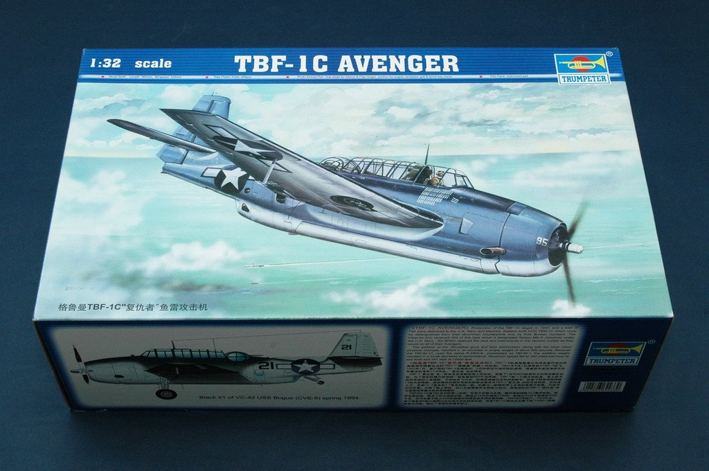 Amazon.com: Trumpeter 1/32 TBF1C Avenger Aircraft : Arts, Crafts