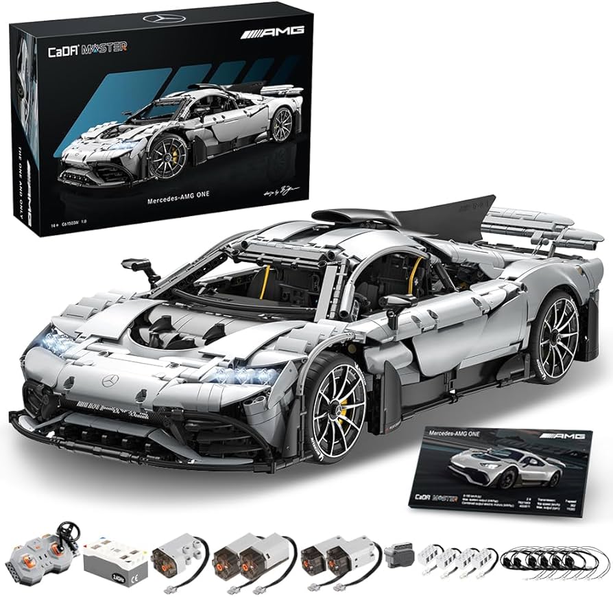 Amazon.com: CaDA C61503W Mercedes-AMG ONE Builidng Block Set, 1:8