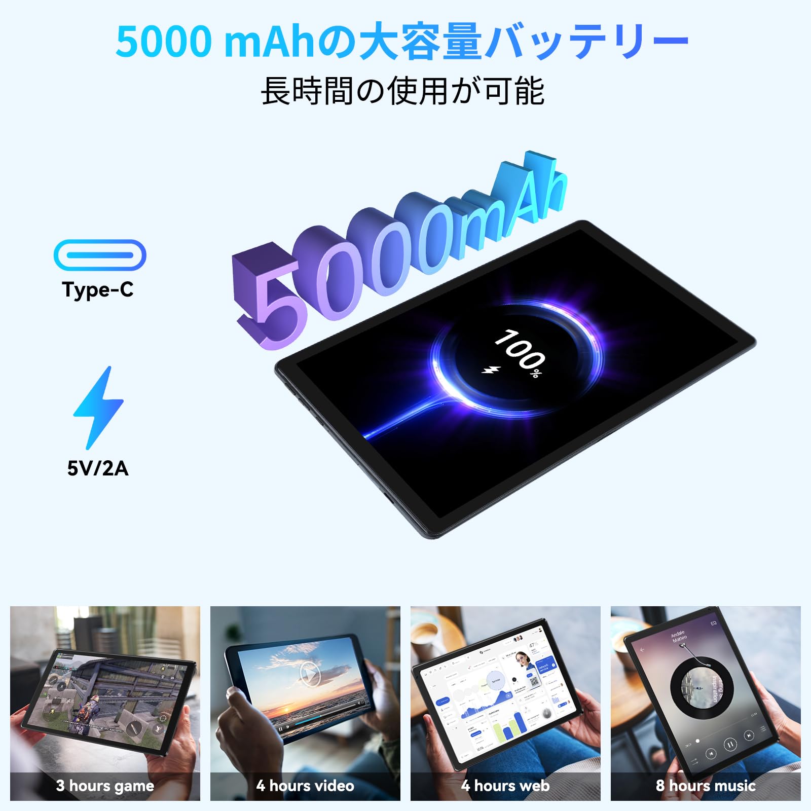 Amazon.co.jp: タブレット 10インチ 2024初登場 - Android 14