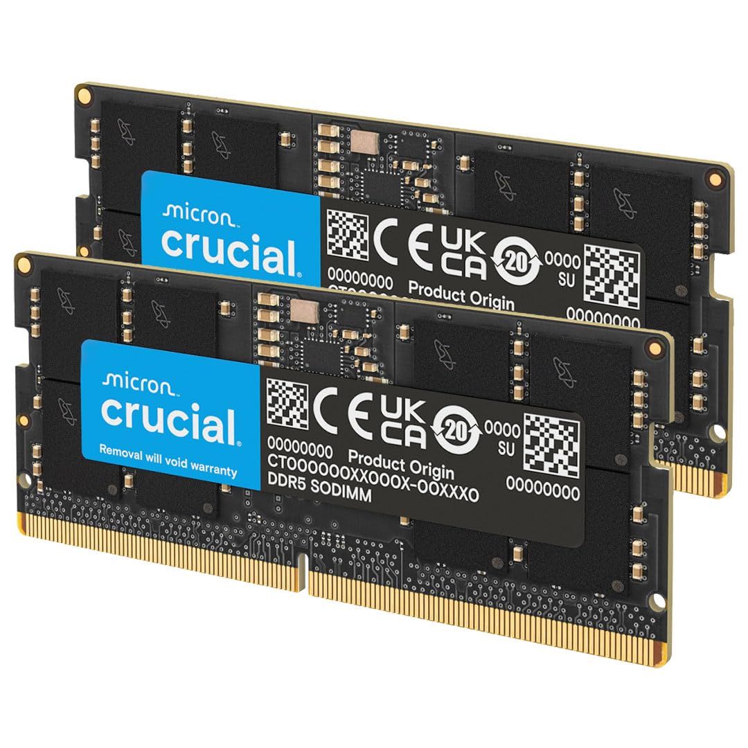 Amazon.co.jp: Crucial ノートPC用増設メモリ 64GB(32GBx2枚) DDR5