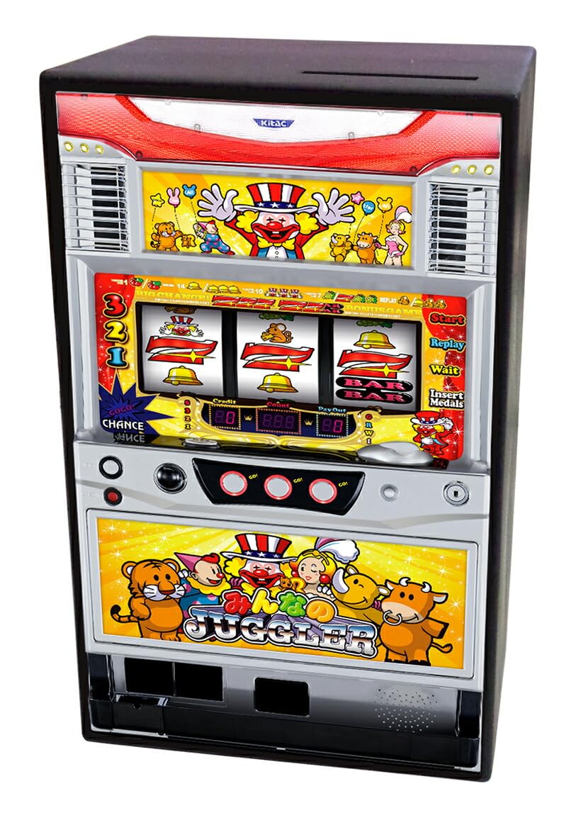 Amazon.co.jp: ジャグラー 光って音が鳴る！コインバンク みんなの