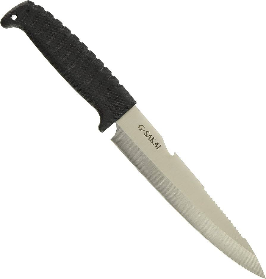 Amazon.co.jp: G・サカイ アウトドアクッキングナイフ サシミ 10848