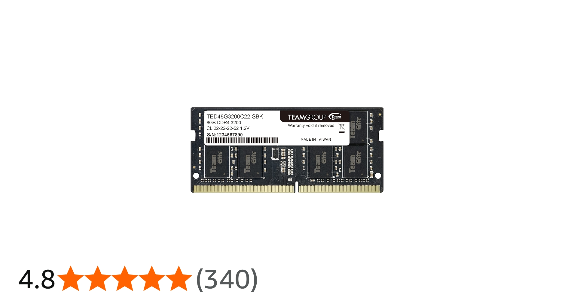 Amazon.co.jp: TEAMGROUP Elite DDR4 8GB シングル 3200MHz PC4-25600
