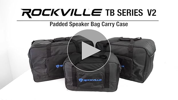 Amazon.com: Rockville TB8 Padded Speaker Bag Carry Case For 8
