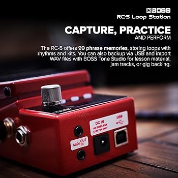 BOSS RC-5 Loop Station | Advanced Looping Features in a Compact