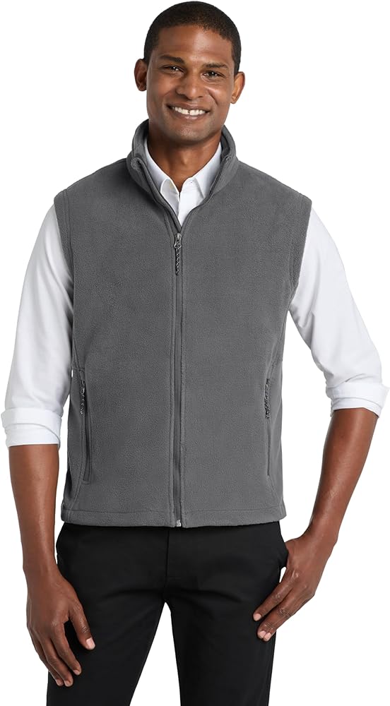 Port Authority Value Fleece Vest F219, Iron Grey, X-Small at