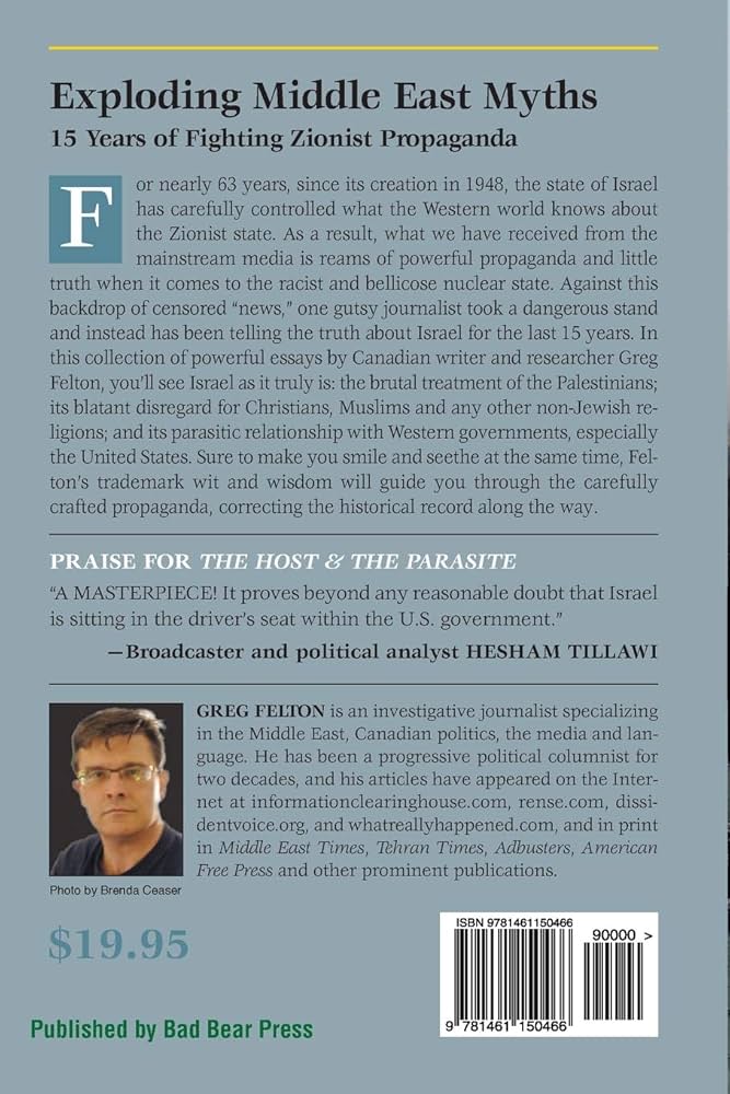 Exploding Middle East Myths: 15 Years of Fighting Zionist