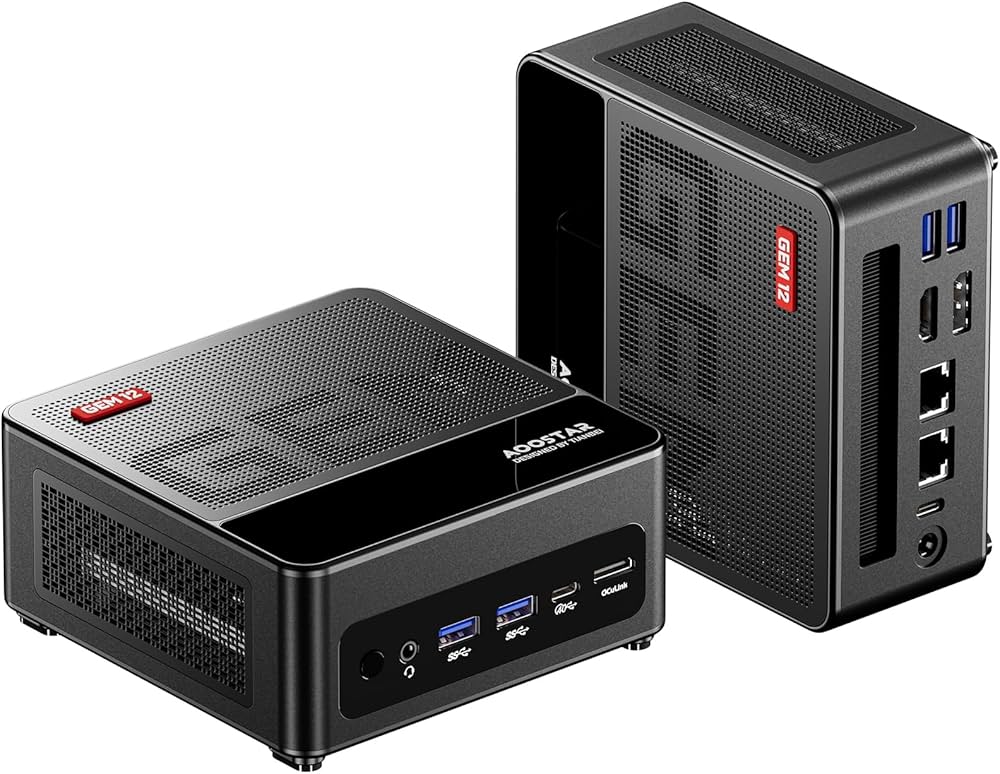 Amazon.co.jp: AOOSTAR GEM12ミニPC ryzen9 6900HX Radeon 680M 32G