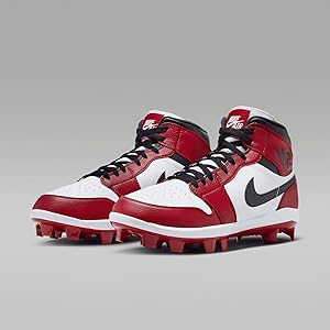 Amazon.com | NIKE Jordan 1 Retro MCS Mens Shoe, Gym Red/White