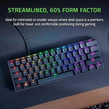 Teclado Mecânico Gamer Razer Huntsman Mini - 60% Optical Linear