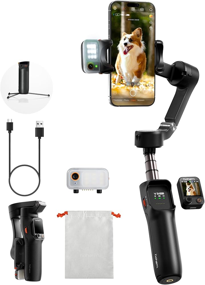 Amazon.com: hohem iSteady V3 Ultra Gimbal Stabilizer for iPhone